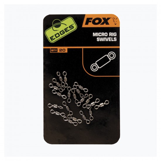 Микро вирбел FOX EDGES Micro Rig Swivel 20бр. Микро вирбел FOX EDGES Micro Rig Swivel 20бр.