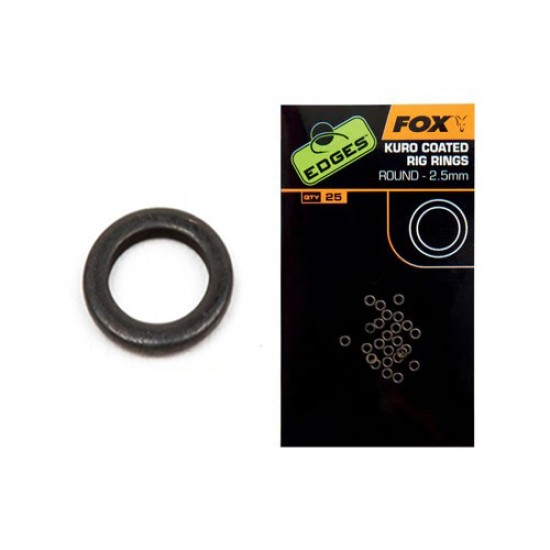 Халкички FOX Edges Kuro Coated Rig Rings Халкички FOX Edges Kuro Coated Rig Rings