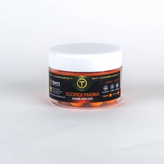 Плуващи топчета T-BAITS SCOPEX MANIA Super Pop Ups Плуващи топчета T-BAITS SCOPEX MANIA Super Pop Ups