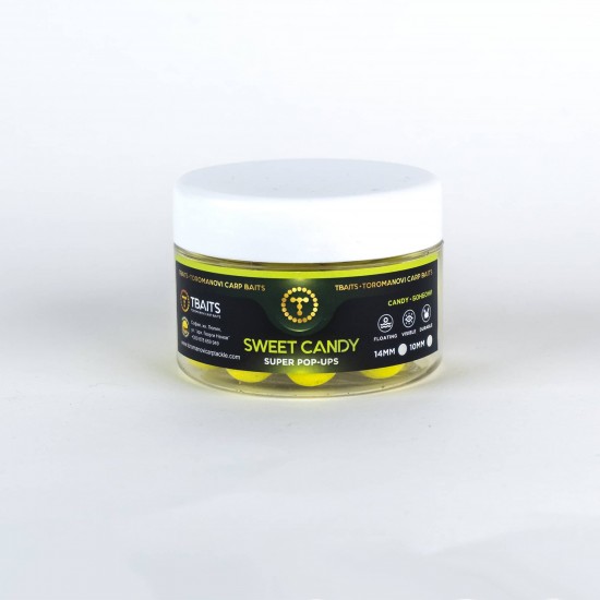 Плуващи топчета T-BAITS SWEET CANDY Super Pop Ups Плуващи топчета T-BAITS SWEET CANDY Super Pop Ups
