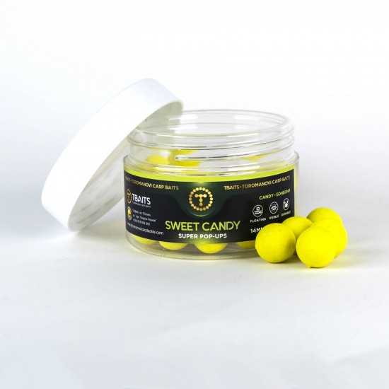 Плуващи топчета T-BAITS SWEET CANDY Super Pop Ups Плуващи топчета T-BAITS SWEET CANDY Super Pop Ups
