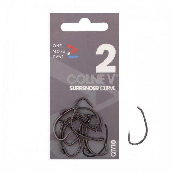 Куки OMC COLNE-V SURRENDER CURVE (Micro Barbed), 10 броя Куки OMC COLNE-V SURRENDER CURVE (Micro Barbed), 10 броя