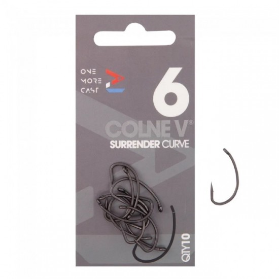Куки OMC COLNE-V SURRENDER CURVE (Micro Barbed), 10 броя Куки OMC COLNE-V SURRENDER CURVE (Micro Barbed), 10 броя