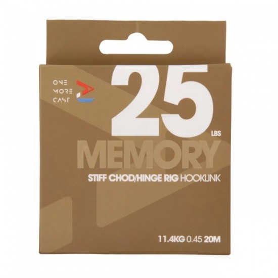 Монофилно влакно за повод OMC MEMORY STIFF CHOD/HINGE RIG HOOKLINK: Chod/Hinge Super Stiff, 20m Монофилно влакно за повод OMC MEMORY STIFF CHOD/HINGE RIG HOOKLINK: Chod/Hinge Super Stiff, 20m