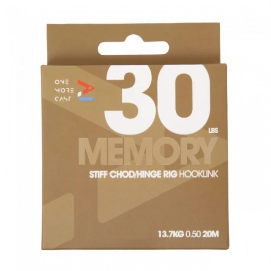 Монофилно влакно за повод OMC MEMORY STIFF CHOD/HINGE RIG HOOKLINK: Chod/Hinge Super Stiff, 20m Монофилно влакно за повод OMC MEMORY STIFF CHOD/HINGE RIG HOOKLINK: Chod/Hinge Super Stiff, 20m
