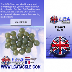 Гумени буфери LCA, 30 броя, прозрачно зелени Гумени буфери LCA, 30 броя, прозрачно зелени