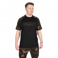 Тениска FOX BLACK/CAMO OUTLINE T-SHIRT