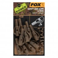 Клипс за олово FOX Edges Safety Lead Clips & Pegs - Size 7 Camo