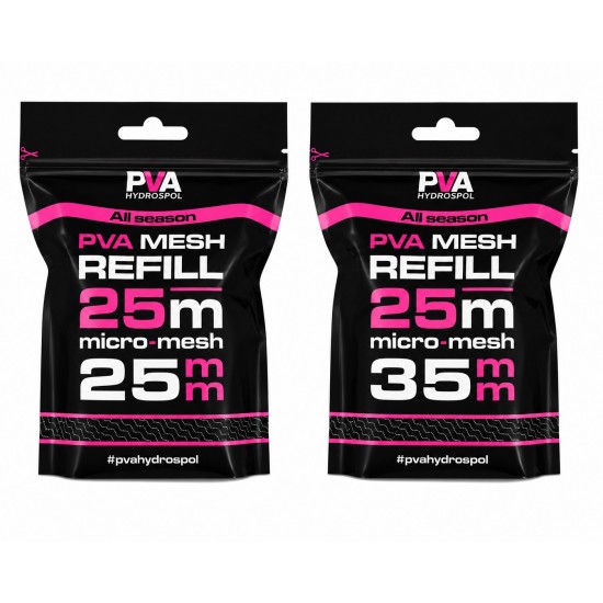 PVA мрежа пълнител за системи PVA HYDROSPOL, 25mm/35mm/50mm 25m,50m и 100m PVA мрежа пълнител за системи PVA HYDROSPOL, 25mm/35mm/50mm 25m,50m и 100m