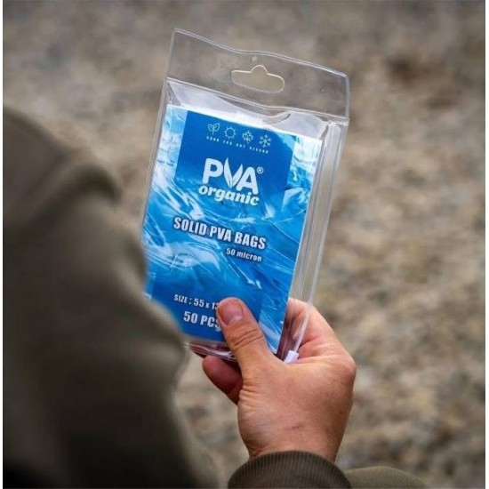 ПВА торбички PVA ORGANIC SOLID BAGS 50 бр. Размер по избор ПВА торбички PVA ORGANIC SOLID BAGS 50 бр. Размер по избор