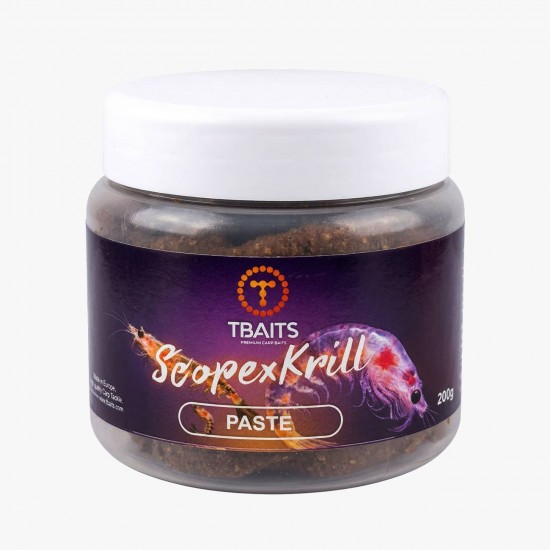 Паста T-BAITS SCOPEX KRILL Paste 200g Паста T-BAITS SCOPEX KRILL Paste 200g