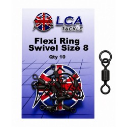 Вирбел с ринг LCA Flexi Ring Swivel, номер 8, 10 броя Вирбел с ринг LCA Flexi Ring Swivel, номер 8, 10 броя