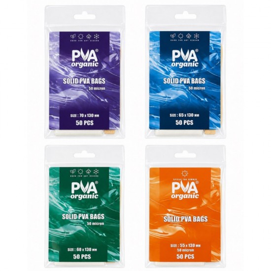 ПВА торбички PVA ORGANIC SOLID BAGS 50 бр. Размер по избор ПВА торбички PVA ORGANIC SOLID BAGS 50 бр. Размер по избор