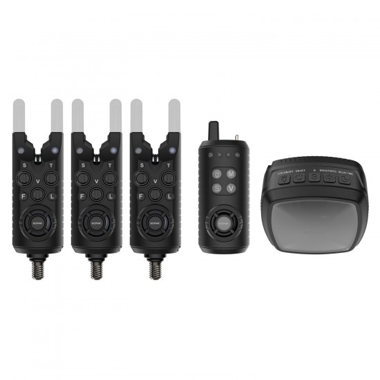 Сигнализатори SONIK GIZMO2 BITE ALARMS Set 3+1/4+1 Сигнализатори SONIK GIZMO2 BITE ALARMS Set 3+1/4+1