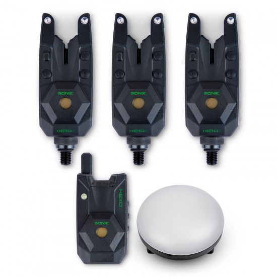 Сигнализатори SONIK HEROX BITE ALARMS 3+1 Сигнализатори SONIK HEROX BITE ALARMS 3+1