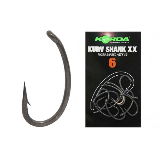 Куки KORDA KURV SHANK XX, 10 бр. Куки KORDA KURV SHANK XX, 10 бр.