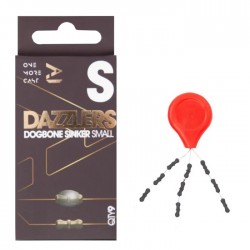 Волфрамови тежести OMC DAZZLERS DOG BONE SINKERS, 9 броя Волфрамови тежести OMC DAZZLERS DOG BONE SINKERS, 9 броя