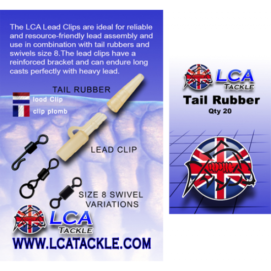 Шлаух за клипс LCA Tailrubber Transparent Brown, 20 броя Шлаух за клипс LCA Tailrubber Transparent Brown, 20 броя