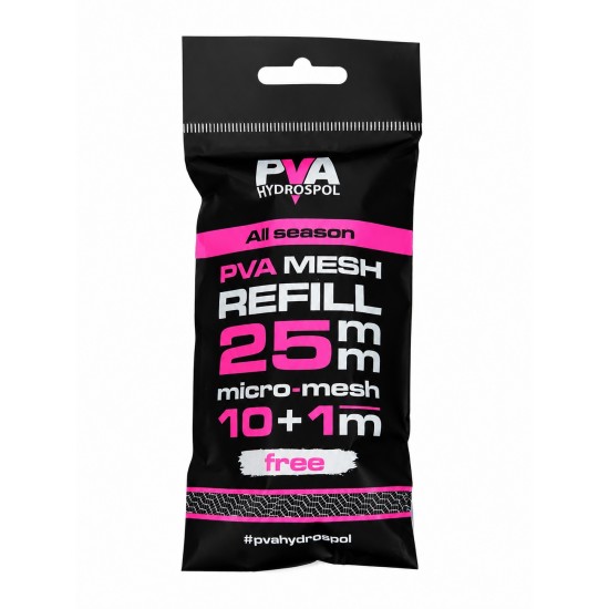 PVA мрежа PVA HYDROSPOL, 10+1 m, 25 или 35 mm PVA мрежа PVA HYDROSPOL, 10+1 m, 25 или 35 mm