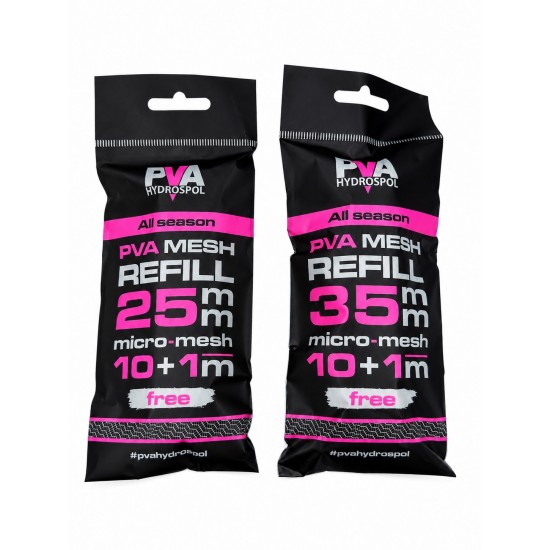 PVA мрежа PVA HYDROSPOL, 10+1 m, 25 или 35 mm PVA мрежа PVA HYDROSPOL, 10+1 m, 25 или 35 mm