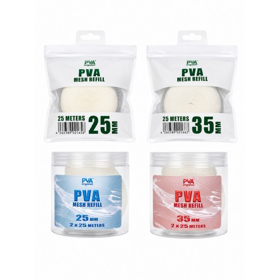 Пълнител за ПВА система PVA ORGANIC 25,50,100 метра, различни размери Пълнител за ПВА система PVA ORGANIC 25,50,100 метра, различни размери