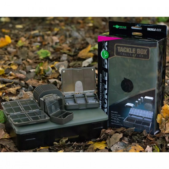 Кутия с комплект аксесоари KORDA Tackle Box Bundle Кутия с комплект аксесоари KORDA Tackle Box Bundle