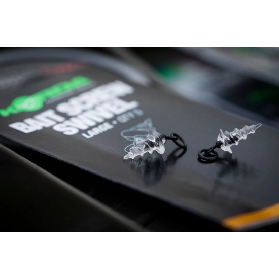 Винт за стръв с вирбел KORDA Micro Ring Swivel Bait Screw Large 5бр. Винт за стръв с вирбел KORDA Micro Ring Swivel Bait Screw Large 5бр.