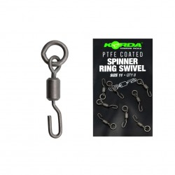 Вирбел за Ronnie rig KORDA PTFE Coated Spinner Ring Swivel Size 11