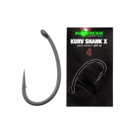 Куки за шаран KORDA KURV SHANK X, 10 броя, различни размери