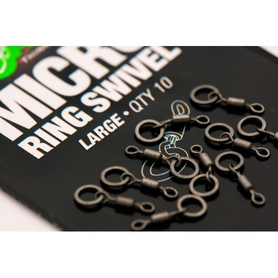 Микро вирбел KORDA Micro Rig Ring Swivels - Medium Микро вирбел KORDA Micro Rig Ring Swivels - Medium