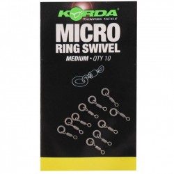 Микро вирбел KORDA Micro Rig Ring Swivels - Medium